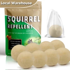 Squirrel Repellent Long-Lasting, All-Natural Squirrel Repeller, 8Pcs