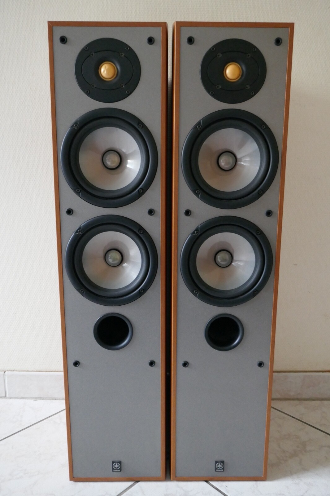 Paire D'Enceintes 3 Voies Toshiba Aurex SS-S3W - Vintage 1981 - Bon État