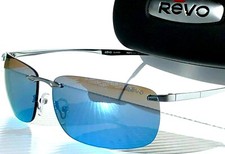 NEW REVO DESCEND Z Metal Satin Chrome POLARIZED Blue Water Sunglass 1170 03 BL