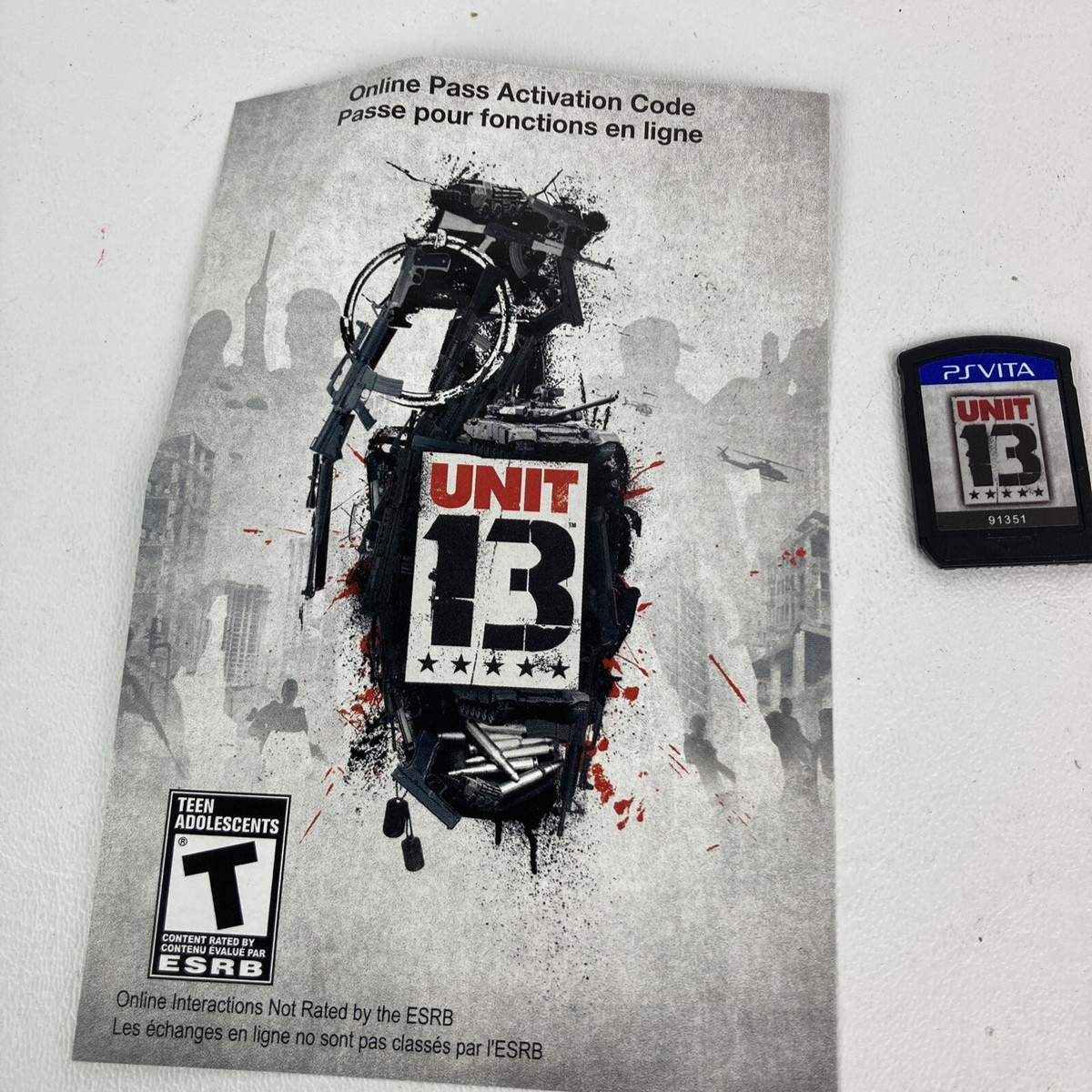 Unit 13 (Sony PlayStation Vita | PS Vita) Cartridge Only Unit 13 (Sony PlayStation Vita | PS Vita) Cartridge Only