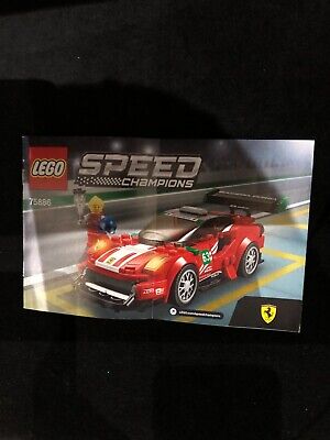 Lego 75886 Speed Champions Ferrari 488 GT3 Instruction Book Manual | eBay