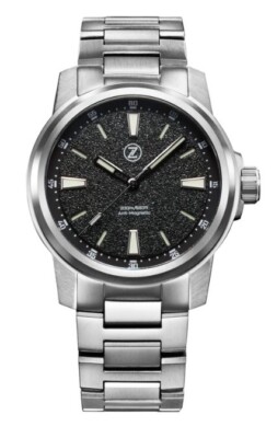 Brand New Zelos AURORA FIELD 42mm TI GRANITE BLACK Watch - DEALER & WARRANTY