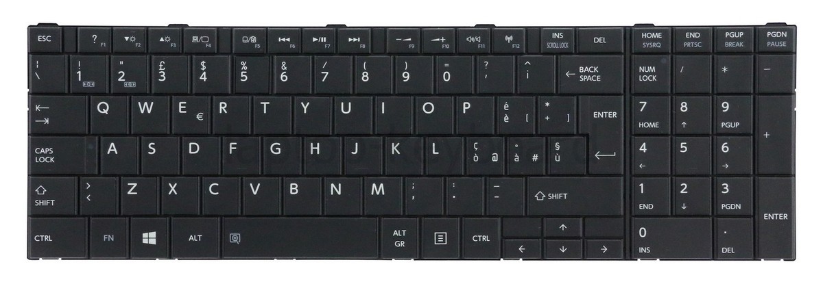 Tastiera Italiano Toshiba Satellite C850 L850 C870 C855 L870 P850