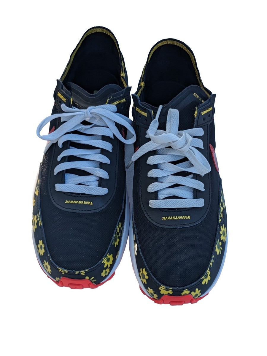 Nike mens snaker waffle one flowers mens size 9 Walking Running 