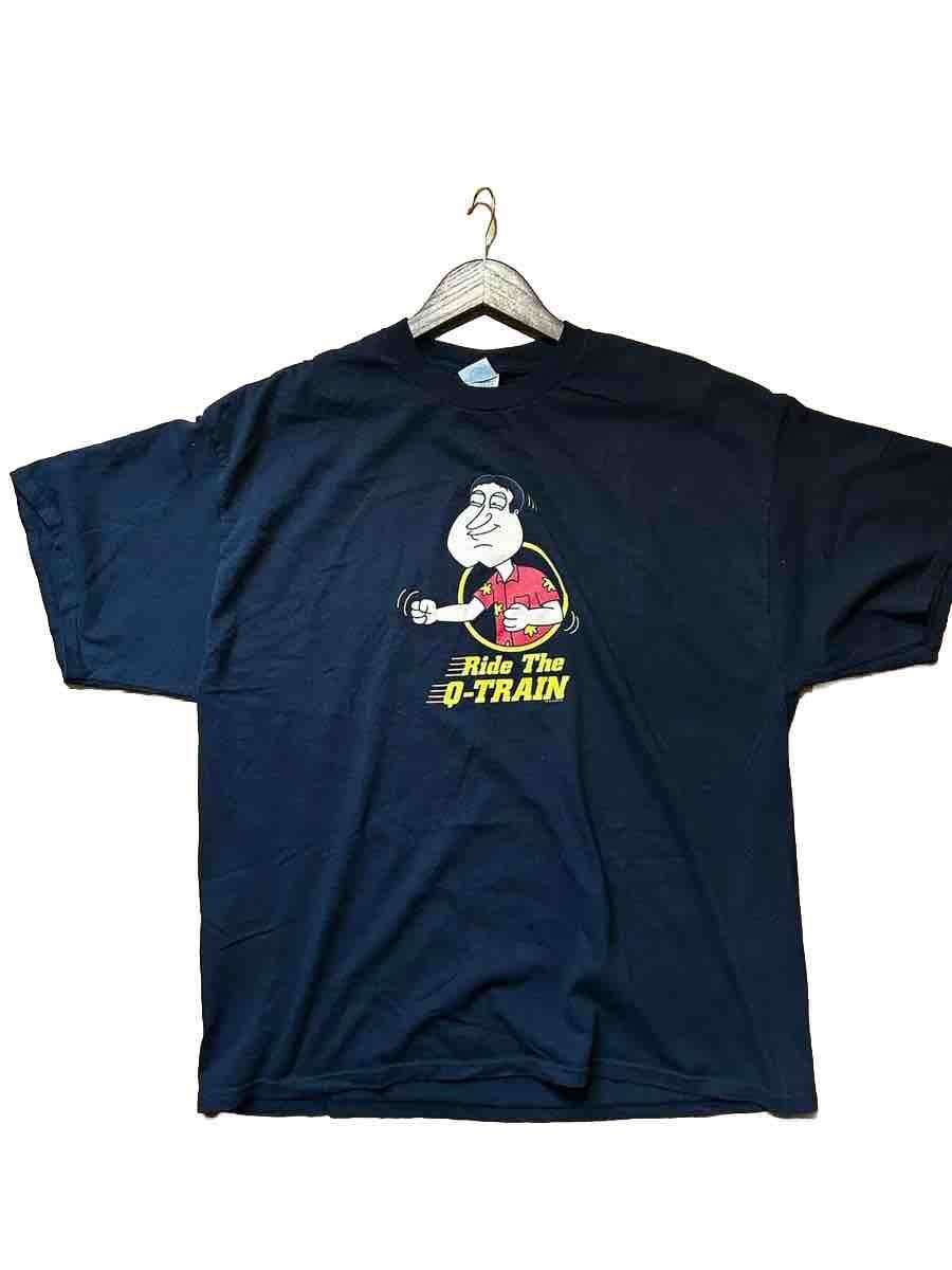 Vintage Quagmire Q-Train Family Guy TV Promo Shirt Rare Sz XXL