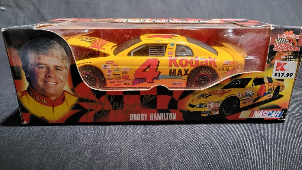 1998 Bobby Hamilton #4 Kodak Racing Champions 1:24 With Kmart Price Tag