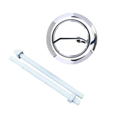 2PCS 60mm/2.3 inch Dual Push Flushing Toilet Button Replacement Adjustable Pl...