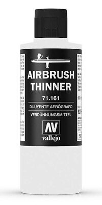 Vallejo 71161 (59,95 /l) Airbrush Thinner / Verdünnungsmittel, 200 ml, Neu