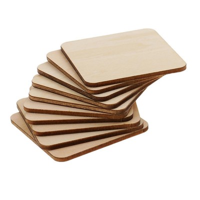 Posten quadratische MDF unfertige Holzstücke Holzplakette für Modellbau