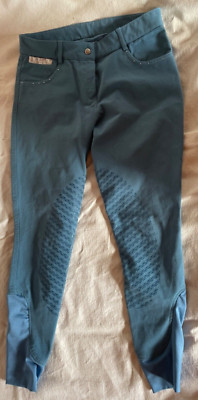 Harry´s Horse Reithose Jewels Silikon Kniebesatz  Gr. 42 Blau