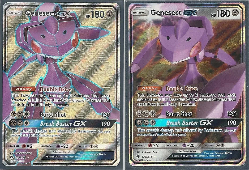 Genesect GX - Lost Thunder Pokémon card 204/214