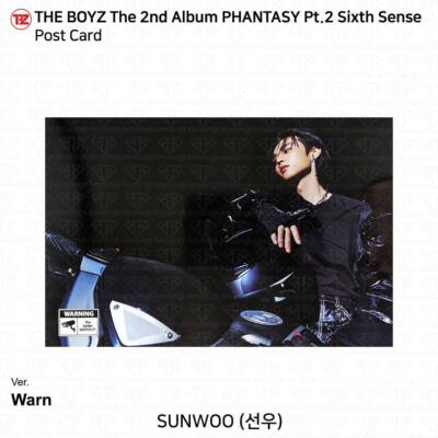 THE BOYZ - THE BOYZ Sixth Sense withmuuトレカ ソヌ The Boyz Phantasy Pt.2 Sixth Sense Sunwoo Photocard Postcard