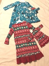 Jammies for your Families Gown: Girl  Doll, Winter/Christmas Theme: 2 Colors