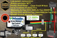 W-BUS 12v/24v Module Full Control ,AirTop Evo, TT-V,TT-VEVO,TT-EVO,TT-C