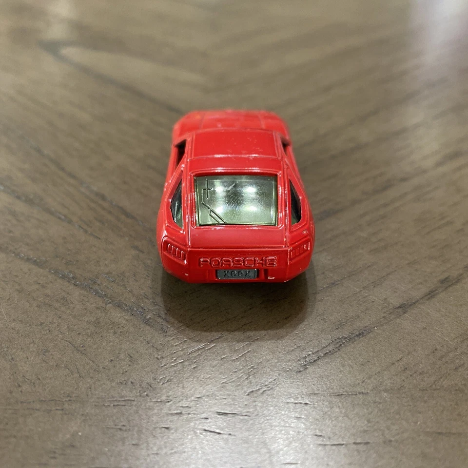 TOMICA POCKET CARS #F53 Rojo Porsche 928 1:64, ¡Excelente Estado!! Foto 4 de 4