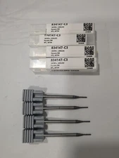 HARVEY TOOL 4pk Square End Mills 3/64"Dia 4 Fl Solid Carbide 834147-C3