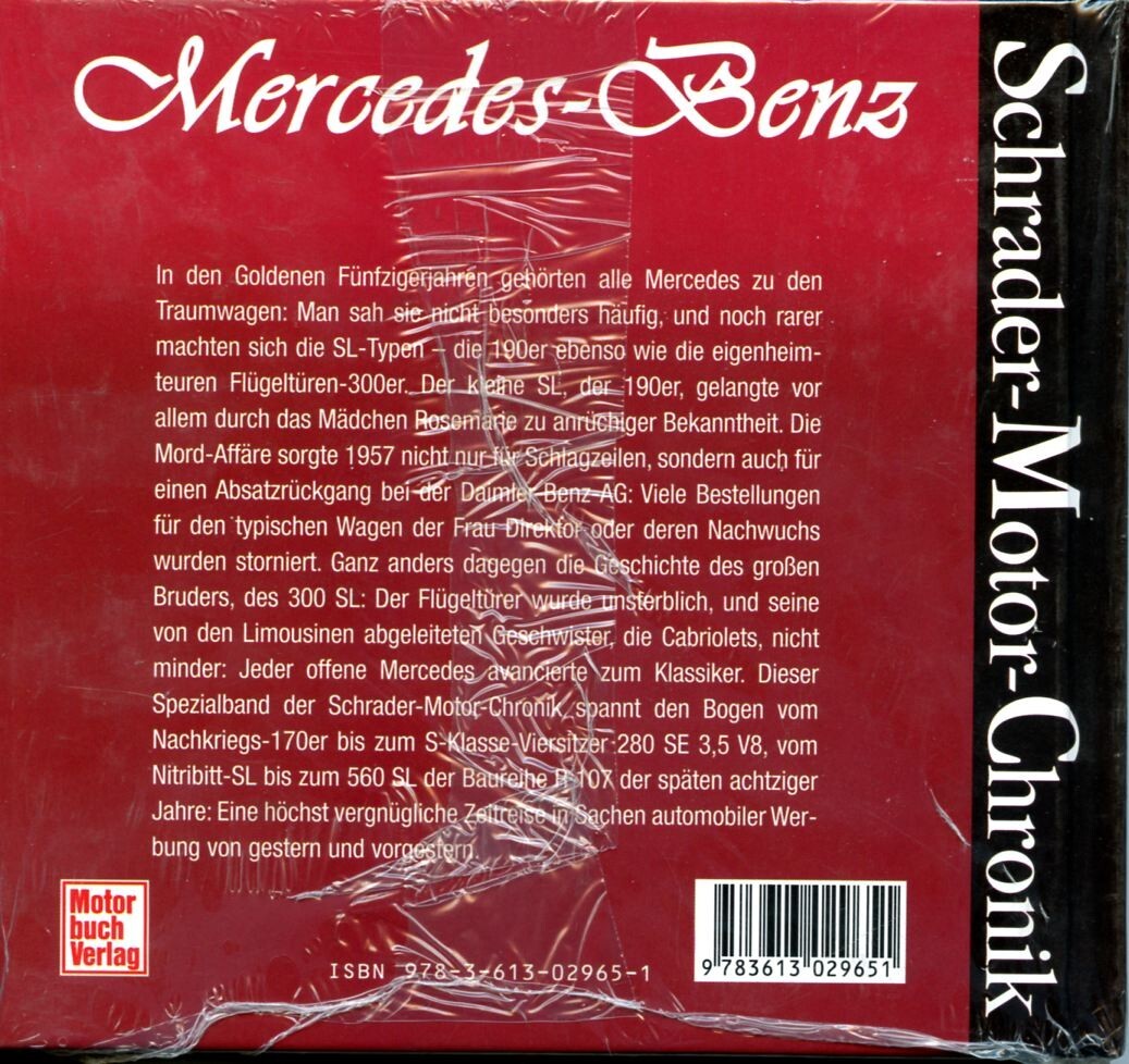 Thumbnail - Mercedes-benz Roadster Und Cabriolets 1949-1989,