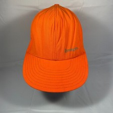 Remington Classic Orange Snapback Hat - Good Condition - Made In The USA