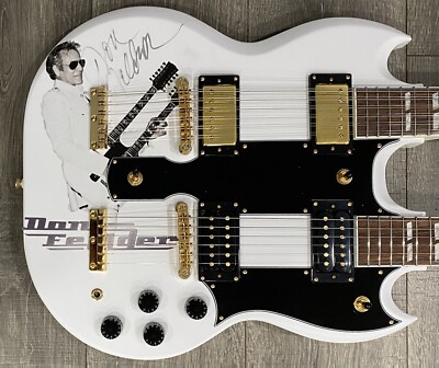 DON FELDER,直筆サイン入り,イーグルス,TOTO,EAGLES,新品 The Eagles Signed Guitar Don Felder Autographed Guitar Double-neck