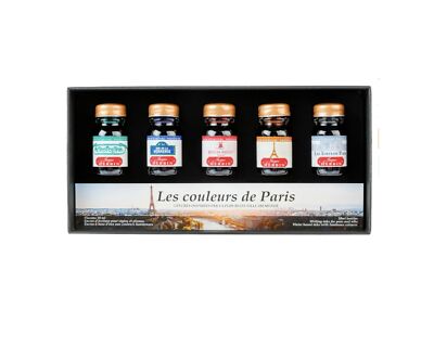 J. Herbin Paris Bottled Ink Collecton - 10ml Bottles Gift Set - Assorted Color
