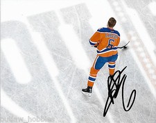 Edmonton Oilers Adam Larsson Autographed Signed 8x10 Photo COA E