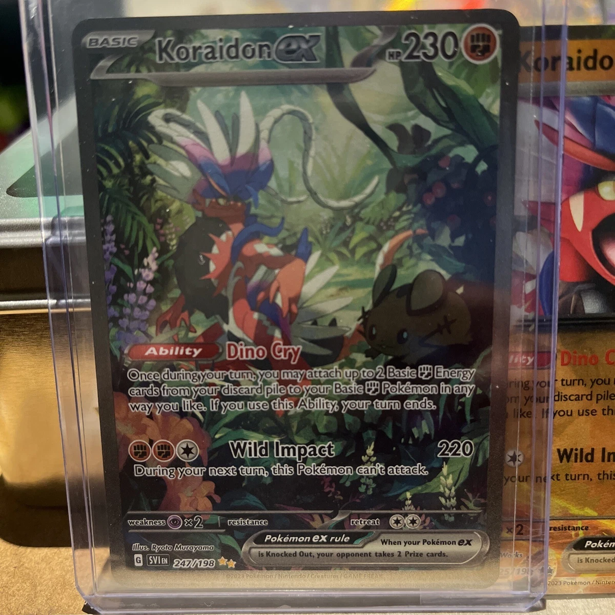 Carta Pokémon Koraidon Ex Arte Alternada Escarlate Violeta