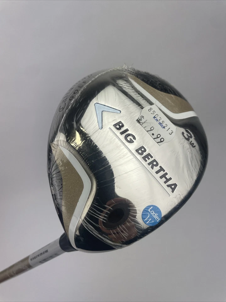 Nuevo de Lote Antiguo RH Callaway Golf Big Bertha 3 Madera - 55 Damas Flex Varilla de Grafito con HC Foto 3 de 4