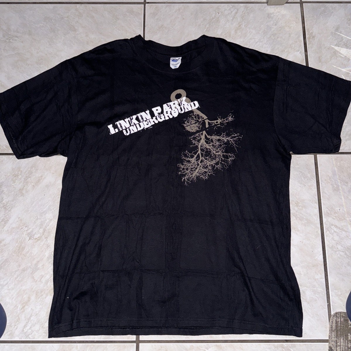 Linkin Park Underground T Shirt Sz XL On Anvil Tag Black