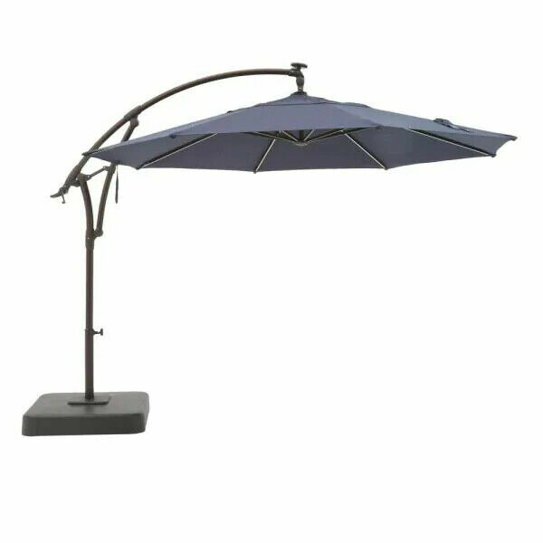 Hampton Bay YJAF052-MI 11ft. Aluminum Cantilever Solar LED Offset Patio Umbrella - Midnight for sale online | eBay Hampton Bay YJAF052-MI 11ft. Aluminum Cantilever Solar LED Offset Patio Umbrella - Midnight for sale online | eBay