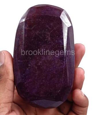 Natural Oval Cut Red Ruby 2506.5 Ct Earth Mined Africa Certified Gemstone 5ARN