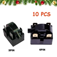 10pcs QP2-4.7G12 3/4PIN PTC Relay Start Starter Refrigerator For Freezer