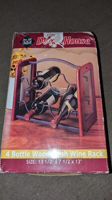 Dover House Tabletop  Wine Rack New In Box 13.5-7.5-13''