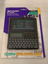 Sharp EL-6620B Memo Master 35KB Backlight Electronic Organizer