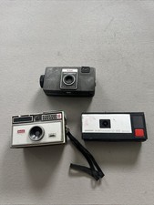 Lot of 3 Vintage Kodak Cameras Untested