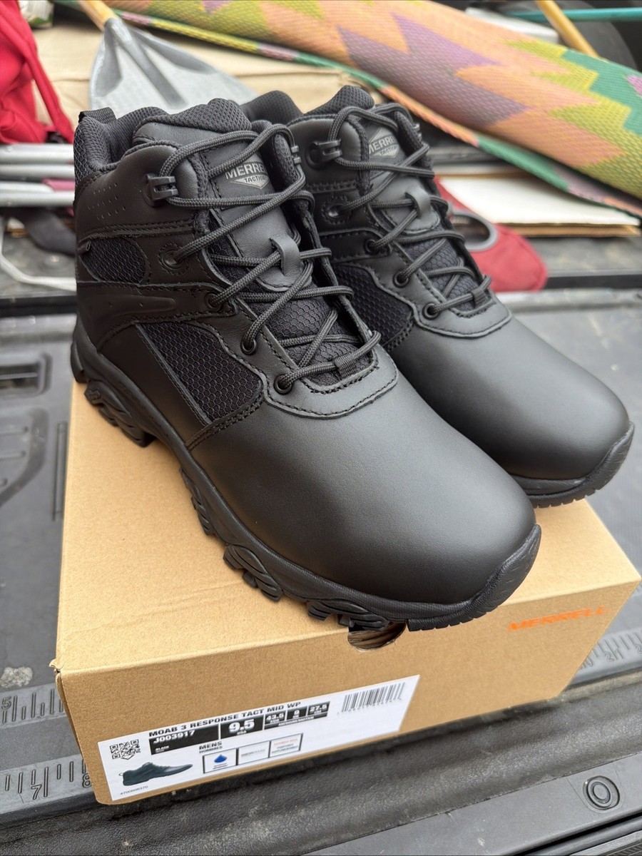 Merrell Moab 3 Response Tact Mid Men\'s Size 9.5 Black Waterproof J003917 MERRELL Men main image 4