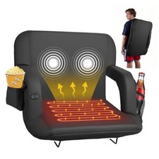 Stadium Seat, 25 inch Heated Stadium Chair, Bleacher Seat 25 inch-Heatable