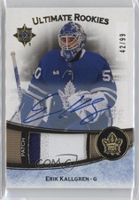 2022 Upper Deck Ultimate Collection Rookies 42/99 Erik Kallgren Patch Auto 8tn