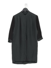 AllSaints Shirt Midi Dress UK4 in Grey