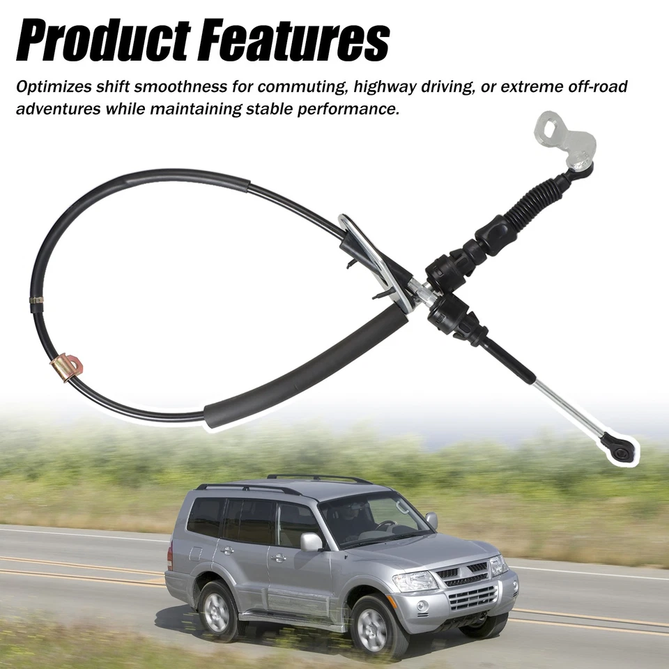 Cable de control de cambio de marchas para Mitsubishi Montero 2000-2006 3,8 L MR581204 EE. UU. Foto 2 de 4