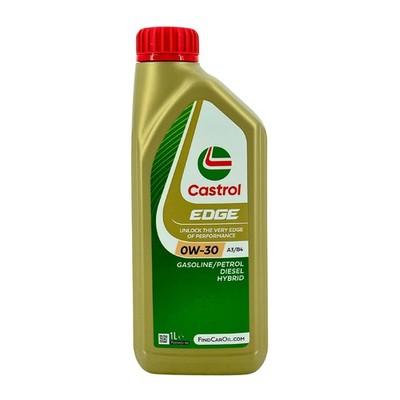 CASTROL Edge Fluid Titanium 0W-30 A3/B4 PKW-Motorenöl VW 50200, 50500, 1 Liter