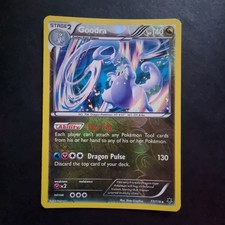 77/119 Goodra NM Reverse Holo Rare Phantom Forces Pokemon TCG Card 2014