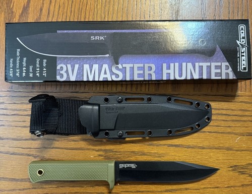 Cold Steel SRK Master Hunter! 5 3/4” SK-5 Coated Blade And Kydex Secure-X Sheath - Picture 2 of 11