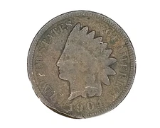 1904 indian head penny good+ condition