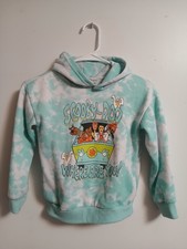 Scooby Doo sweatshirt hoodie girls kids size 6/7 new without tags teal  white
