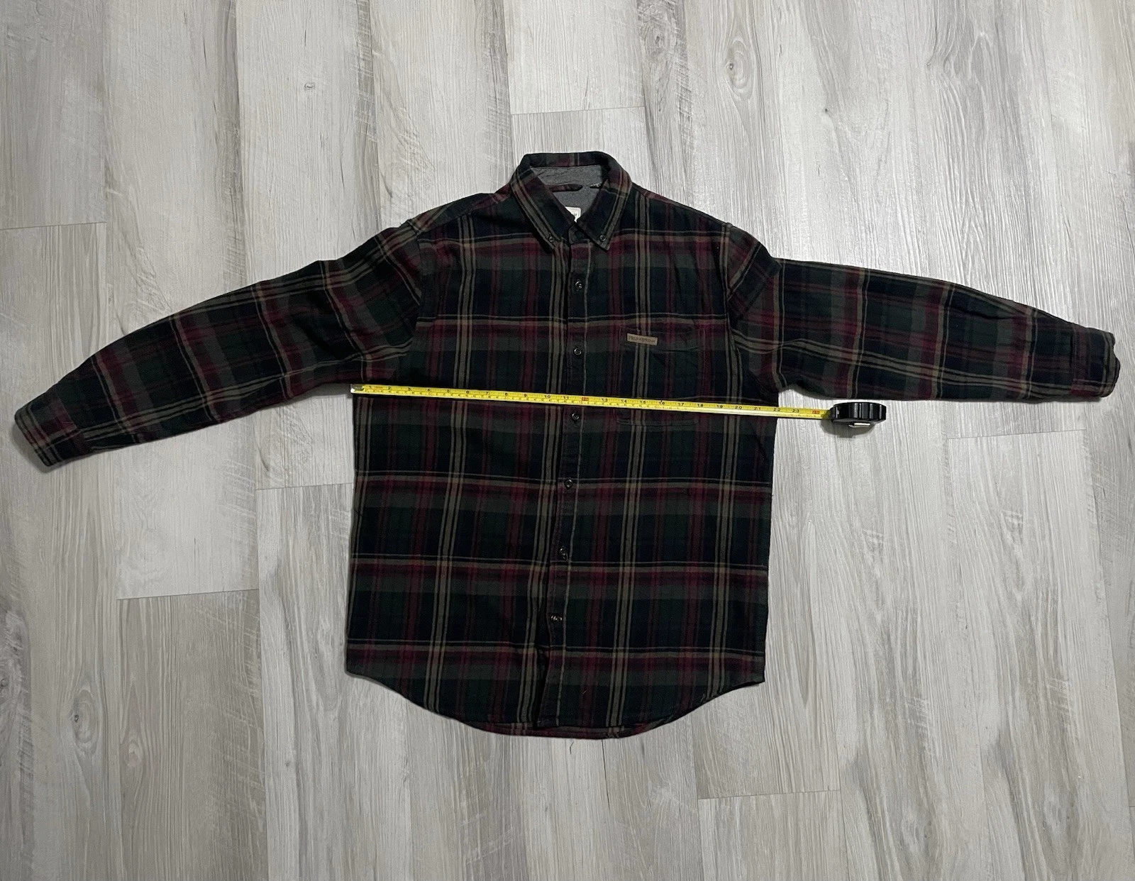 Field & Stream Men’s Flannel Shirt Button Up Long Sleeve Pocket Sz Medium