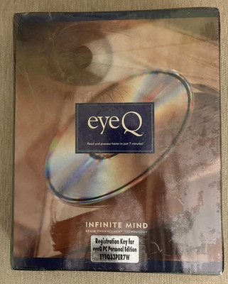 NEW SEALED Eye Q Infinite Mind Speed Reading CD Brain Enhancement PC Software