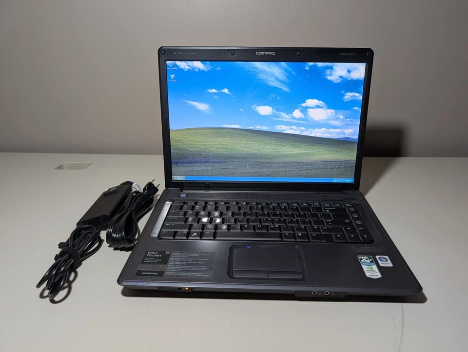 15.4" HP Compaq Presario F500 | AMD | 4GB RAM | 128GB SSD | NVIDIA | Win XP SP3 - Image 2 of 4