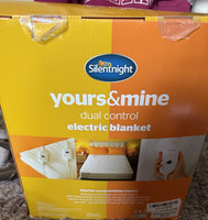 Silentnight Yours & Mine Dual Control Electric Blanket Double 137 x 150 cm