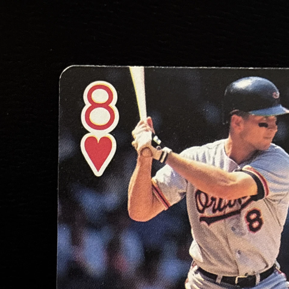 1992 U.S. Playing Card Baseball Aces - Cal Ripken #8H - Image 2 of 4
