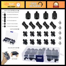 24 Pcs Camera Screw Adapter Set - 1/4" to 3/8" Tripod Converter for Monopods, Fl